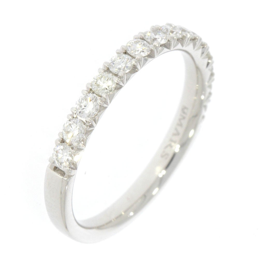 14K White Gold and 0.53ctw Diamond Wedding Band