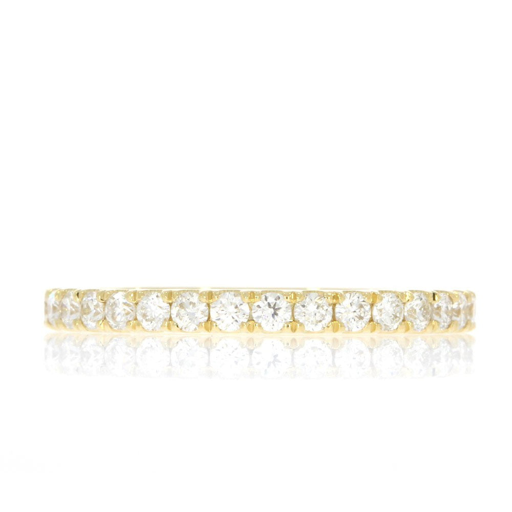 14K Yellow Gold and 0.51ctw Diamond Wedding Band
