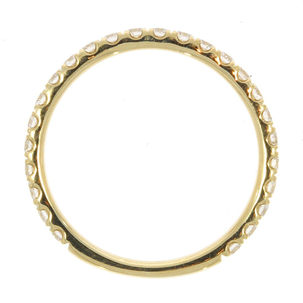 14K Yellow Gold and 0.51ctw Diamond Wedding Band