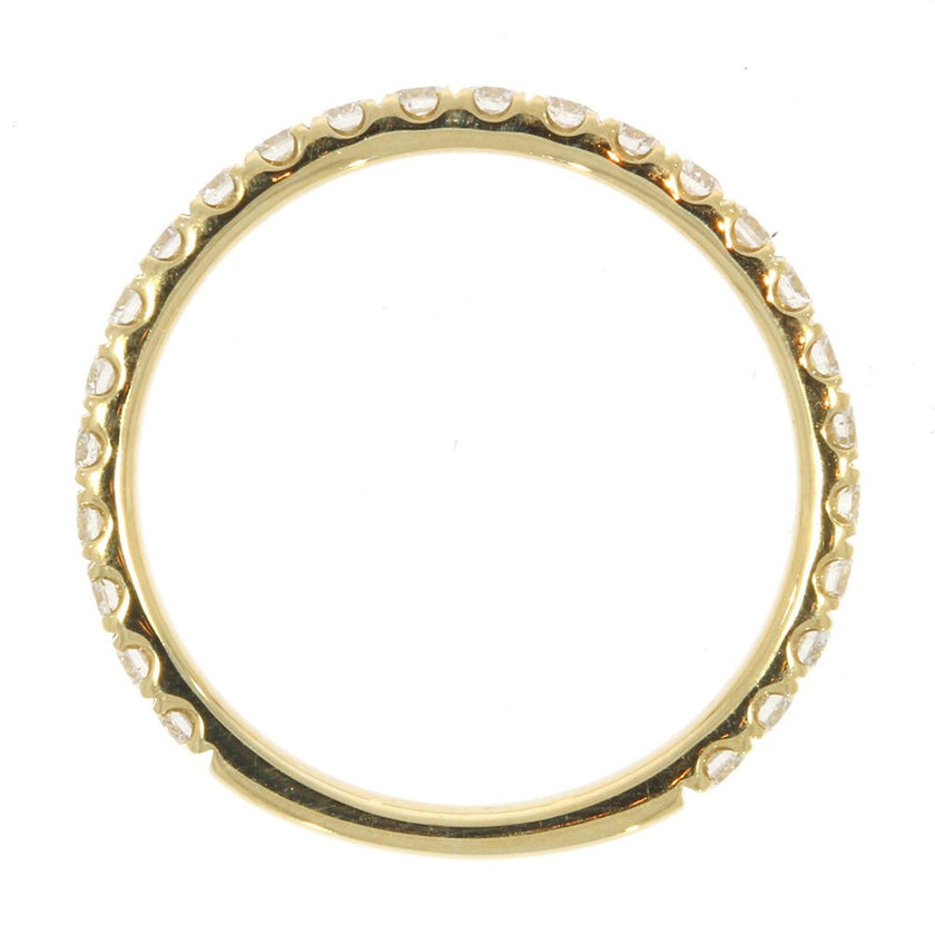14K Yellow Gold and 0.51ctw Diamond Wedding Band
