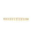 14K Yellow Gold and 0.49ctw Diamond Wedding Band