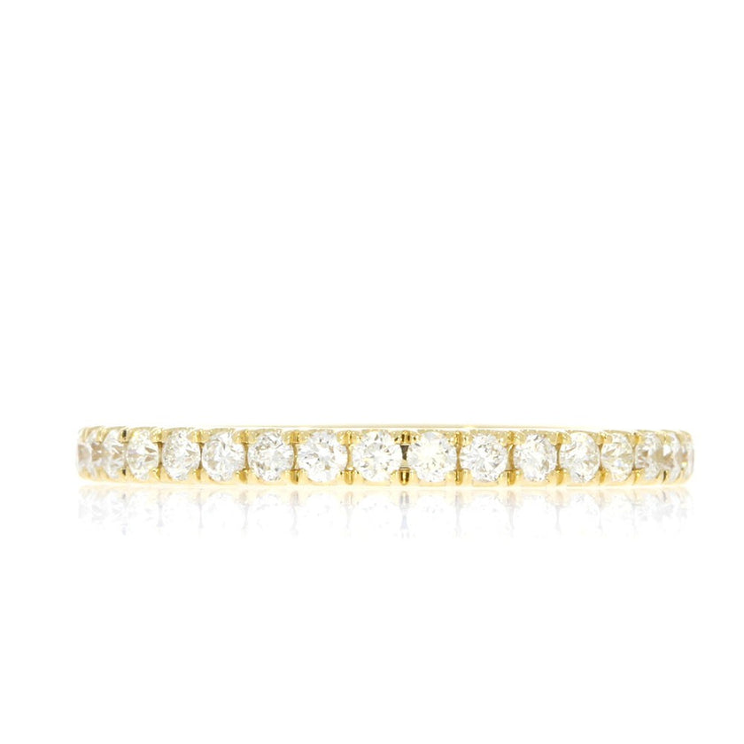 14K Yellow Gold and 0.49ctw Diamond Wedding Band