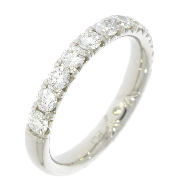 Platinum and Shared Prong Set 0.85ctw Diamond Wedding Band