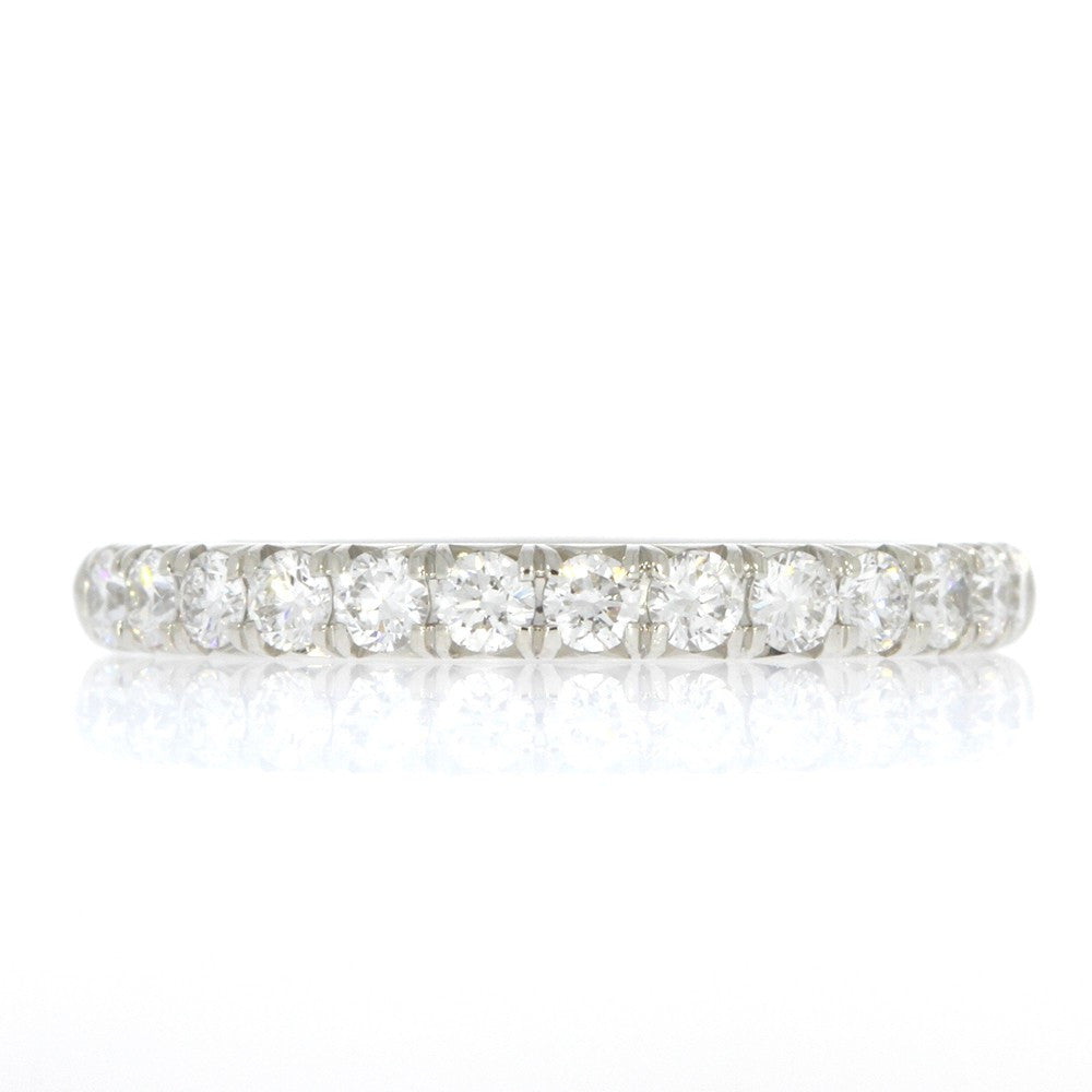 Platinum and Shared Prong Set 0.52ctw Diamond Wedding Band