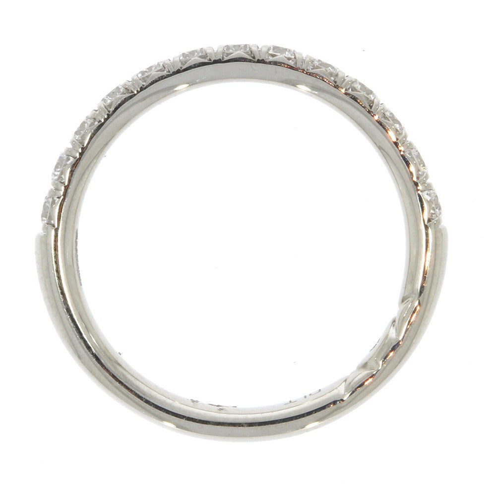 Platinum and Shared Prong Set 0.52ctw Diamond Wedding Band