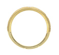 14K Yellow Gold and Flush Set Diamond Wedding Band