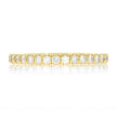 18K Yellow Gold and Diamond Wedding Band - 0.33ctw