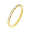 18K Yellow Gold and Diamond Wedding Band - 0.33ctw