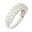 18K White Gold and 3.06ctw Pave' Set Diamond Ring
