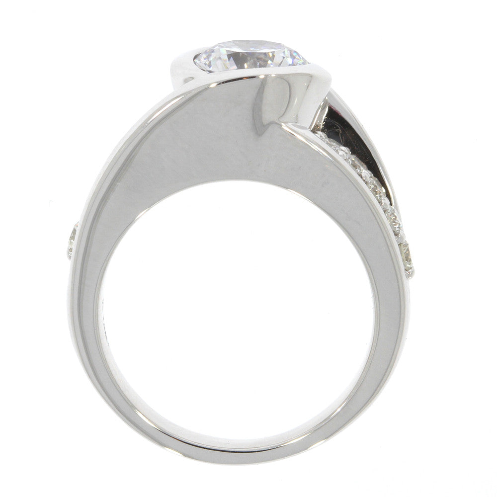 18K White Gold and Diamond Solstice Ring