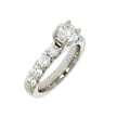 Platinum and Diamond Engagement Ring with 1.00ct Diamond Center