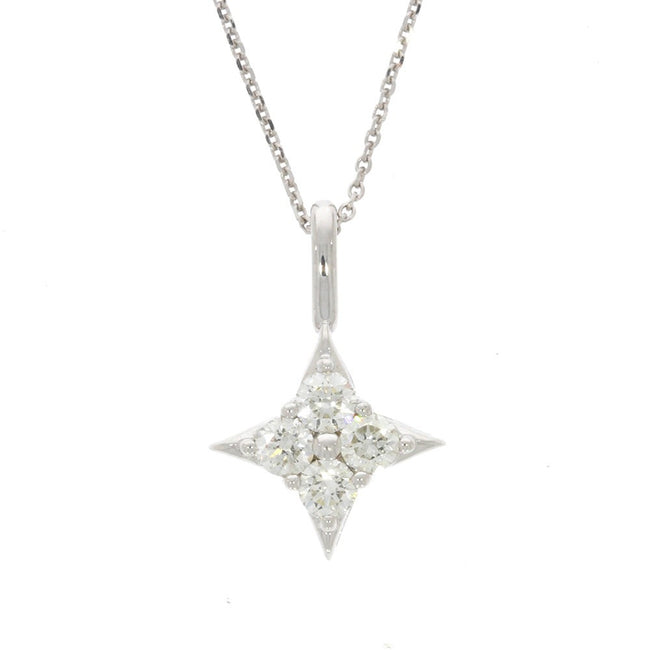 14K White Gold and Diamond 