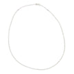 14K White Gold Prong Set Diamond Tennis Style Necklace
