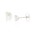 Platinum And Diamond Martini Solitaire Diamond Earrings