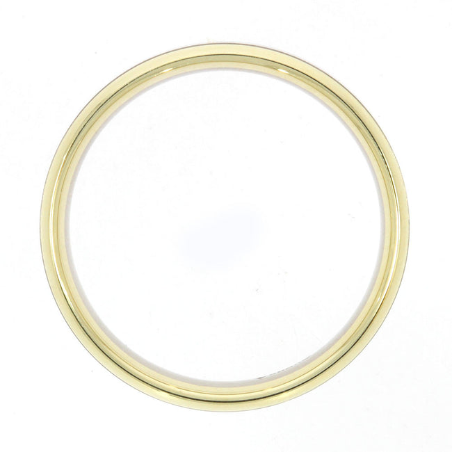 14K Two Tone Wedding Band, with Satin Finished 14K White Gold Center Stripe and Polished 14K Yellow Gold Edges