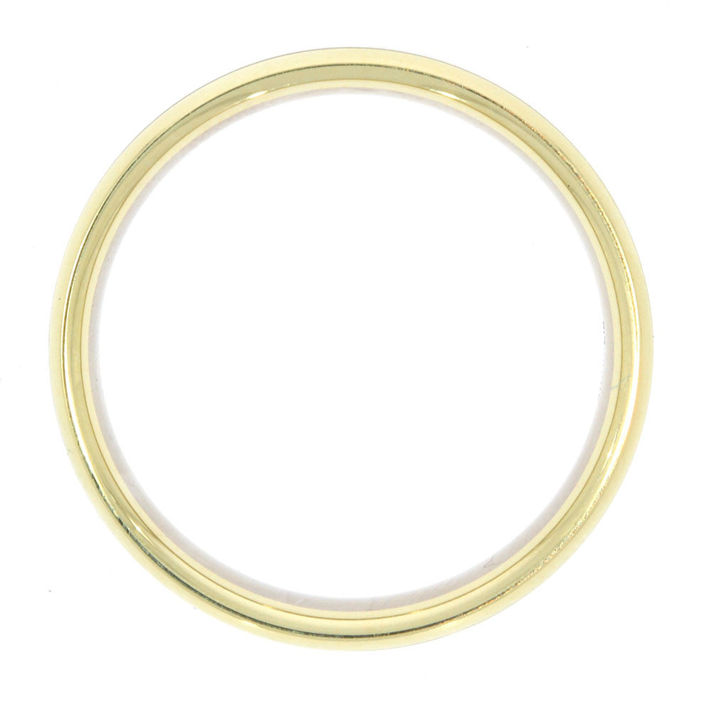 14K Two Tone 7mm Wedding Band with 14K White Gold Satin Finished Center and 14K Yellow Gold Polished Edges