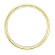 14K Two Tone 7mm Wedding Band with 14K White Gold Satin Finished Center and 14K Yellow Gold Polished Edges