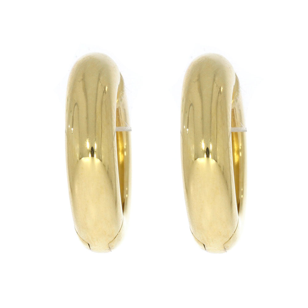 18k Yellow Gold Hoop Earrings
