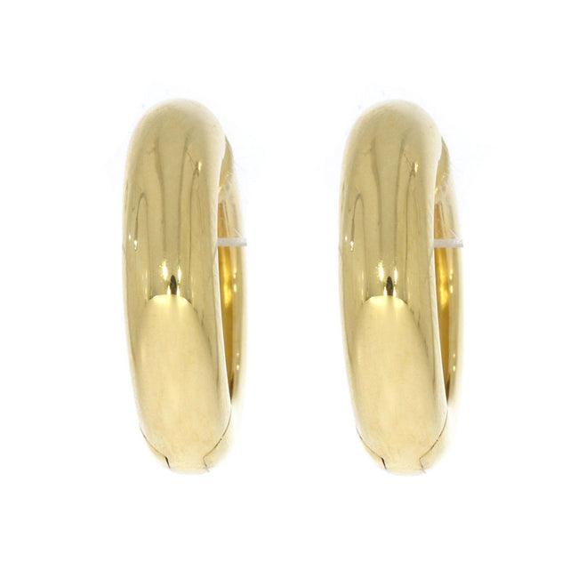 18k Yellow Gold Hoop Earrings