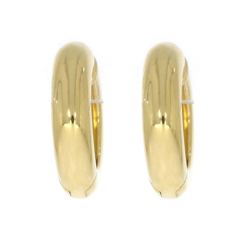 18k Yellow Gold Hoop Earrings