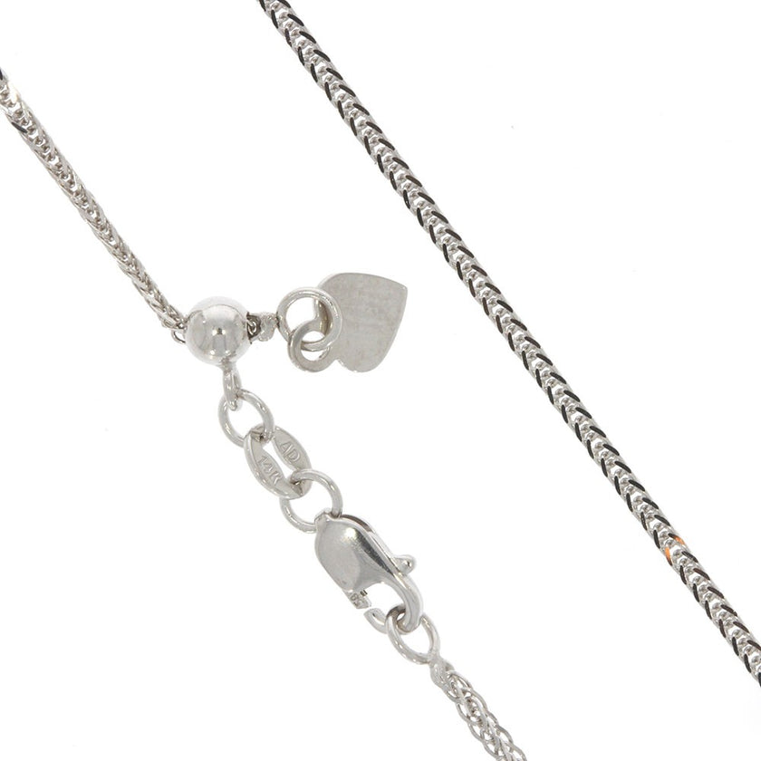 14K White Gold 24