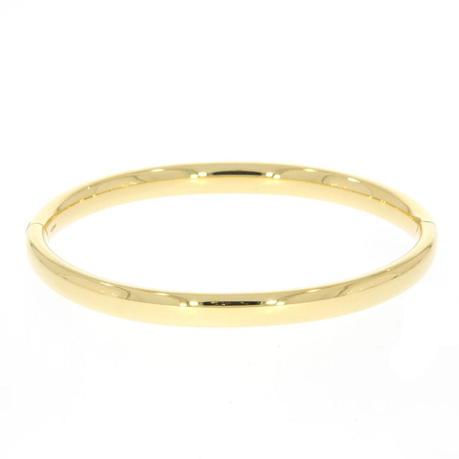 18K Yellow Gold Hinged Bangle Bracelet